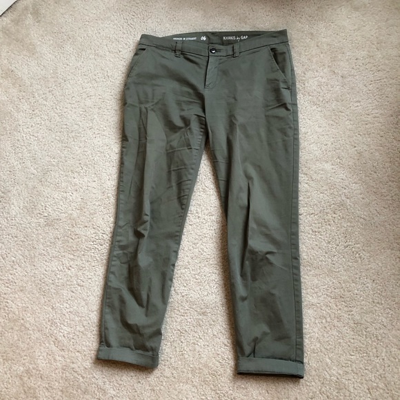 khaki green chinos womens